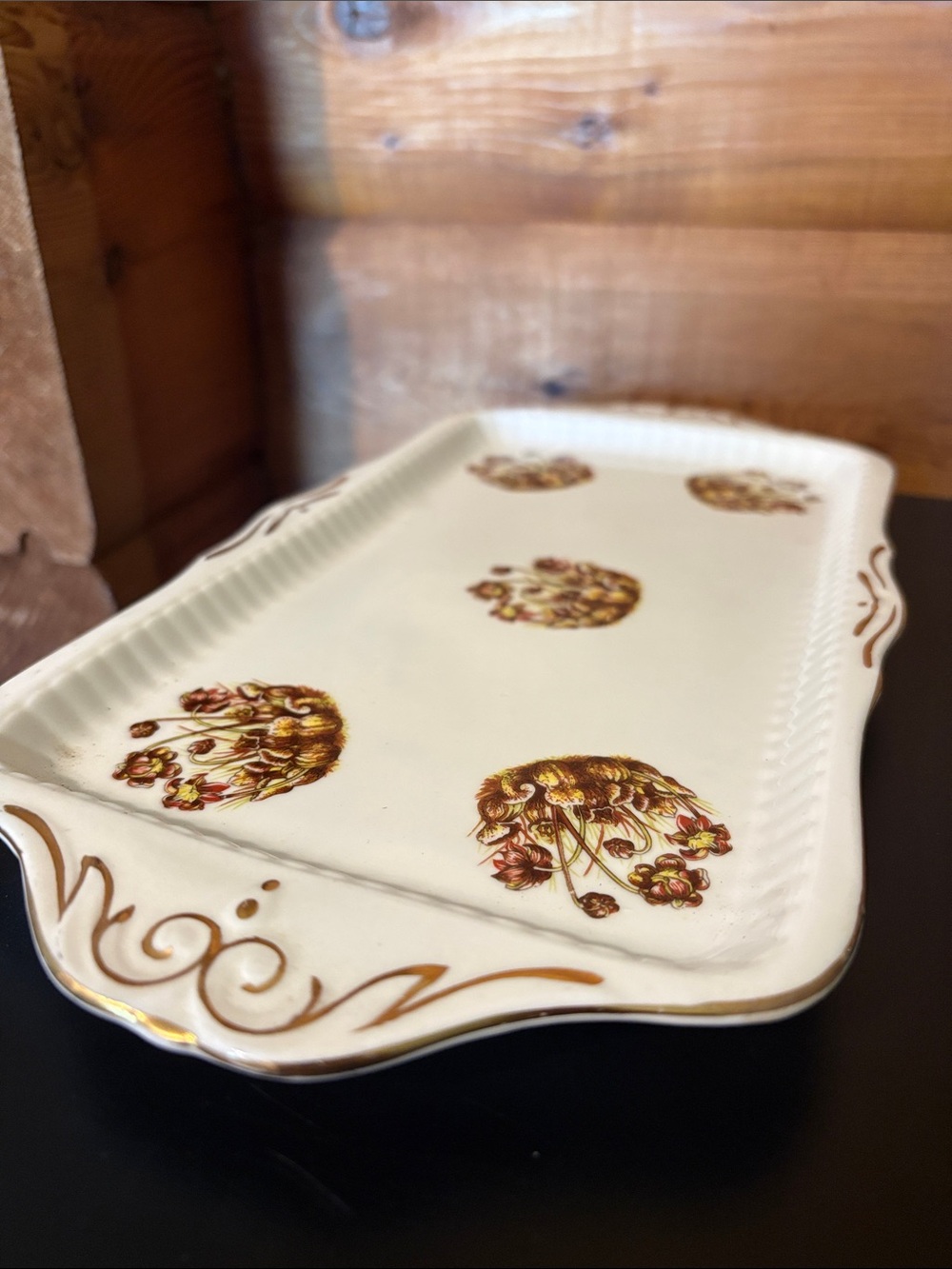 1975 "Provincial Flowers" Serving Plate| Royal Albert